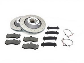 Disque de frein avant 380 mm et plaquettes de frein. Porsche 997 GT3 2010>> Zimmermann FORMULA Z - 99735140991, 99735141091 - 460.1551.70, 460.1550.70
